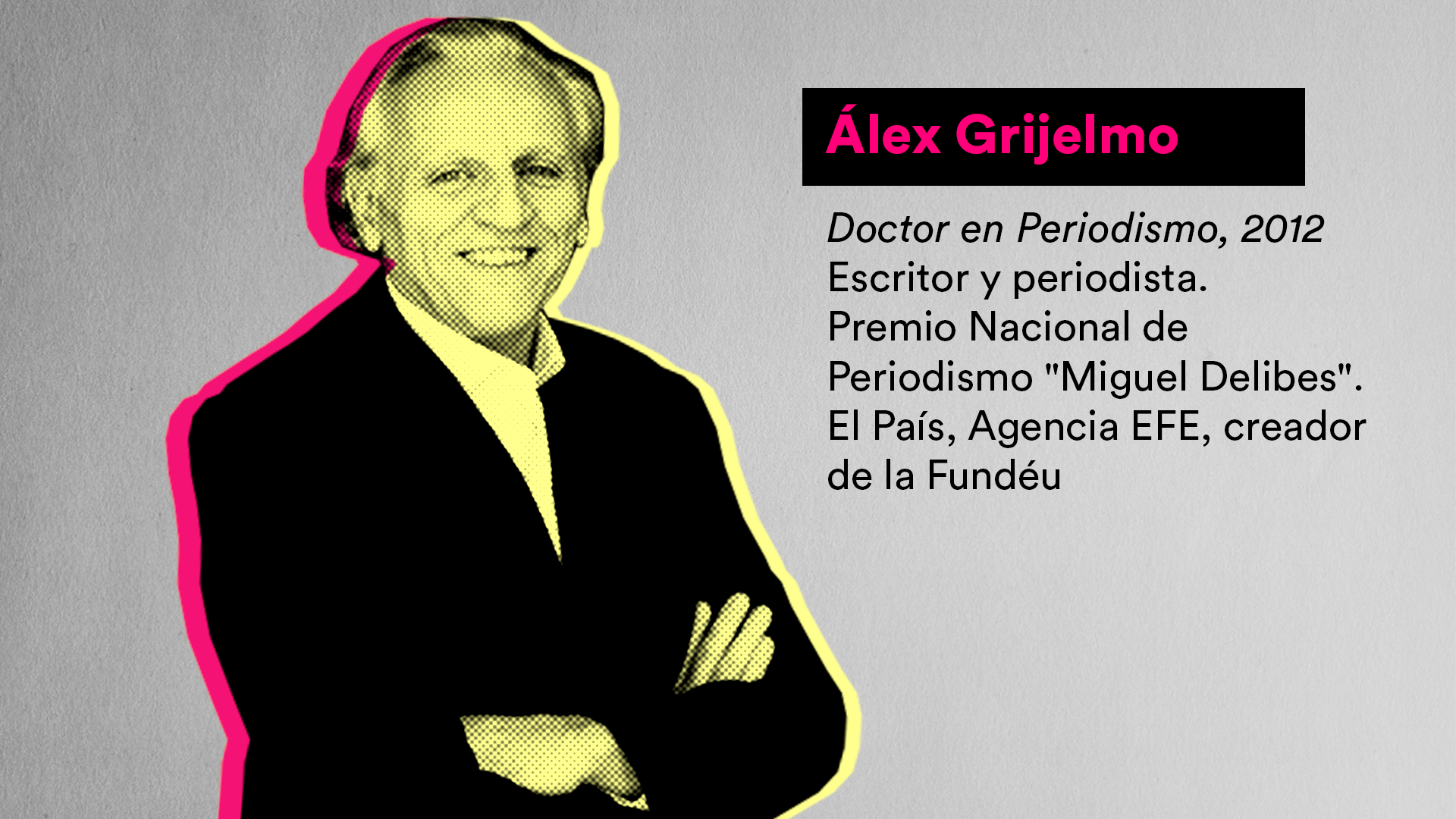 Nuestro alumni UCM ilustre Álex Grijelmo, nuevo académico de la RAE